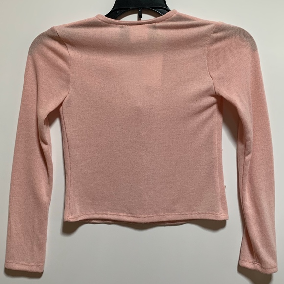 Pink Cardigan w Pink Pearls New Un Deux Trois - Picture 4 of 6